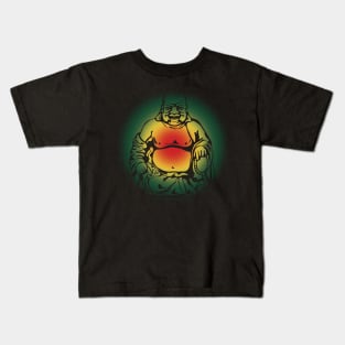 Laughing Rasta Buddha Kids T-Shirt